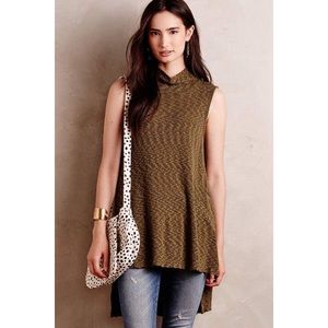 Grey Left of Center Mock Neck Tunic Size Small